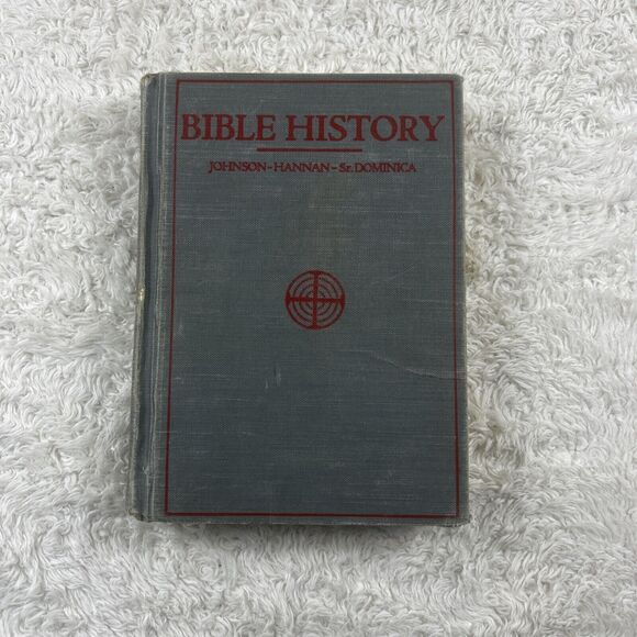 VTG 1931 Bible History New Testament For Catholic School Johnson Hannan Fair HC - Picture 1 of 9